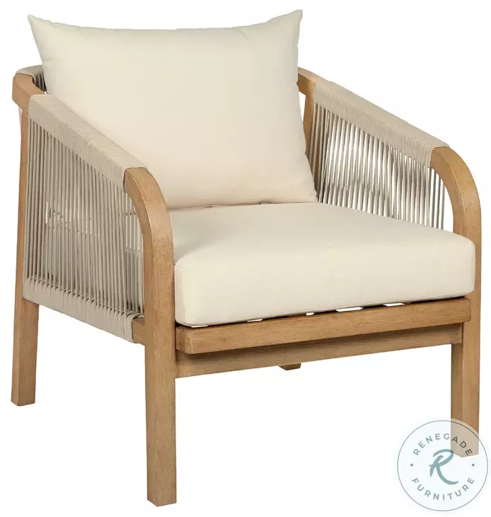 Cypress Ivory Outdoor Patio Chair