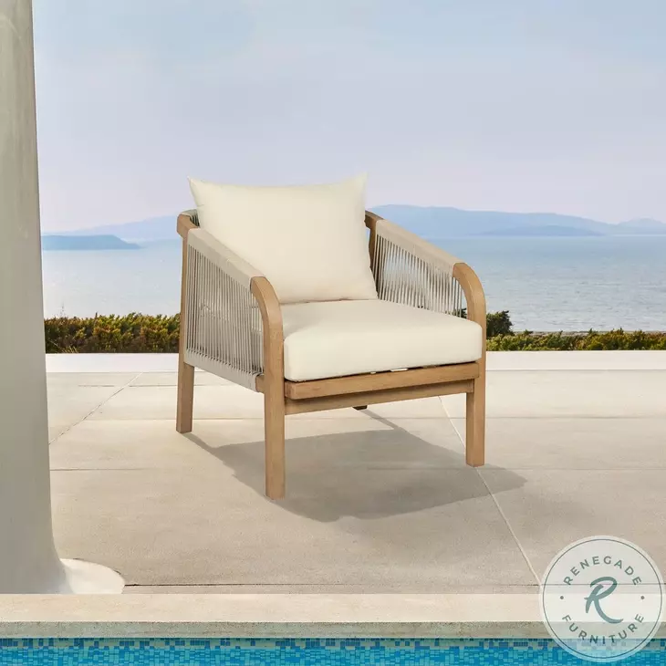Cypress Ivory Outdoor Patio Chair