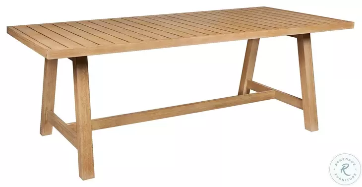 Cypress Blonde Outdoor Patio Dining Table