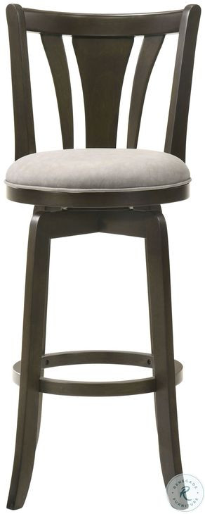 Elle Beige Swivel Counter Height Stool