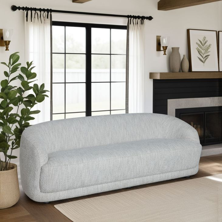 Figueroa Snow Fleck Performance Fabric 90" Sofa