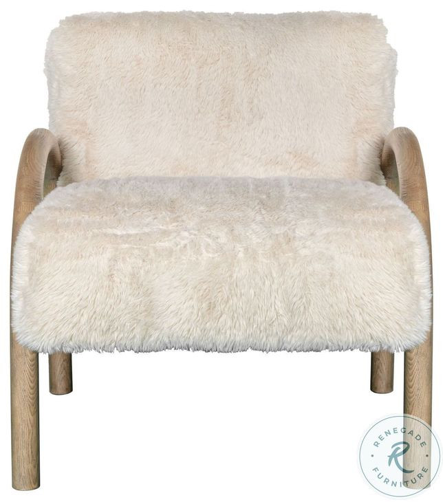 Rae Alpine Fluff Performance Fabric Accent Chair