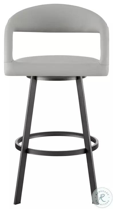 Ramona Gray Swivel Counter Height Stool
