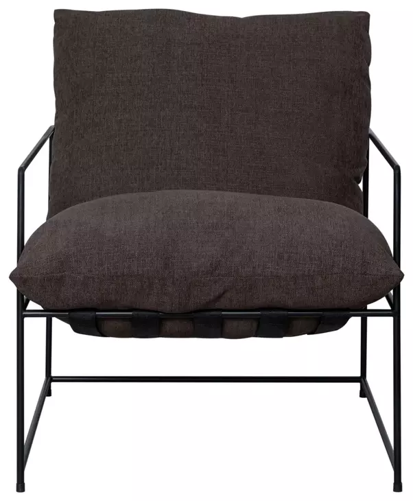 Rogan Brown Upholstered Accent Chair