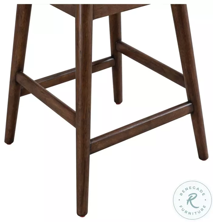 Sadie Taupe Upholstered Swivel 26" Counter Height Stool