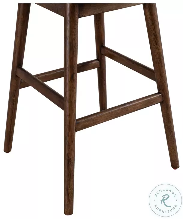 Sadie Taupe Upholstered Swivel 30" Bar Stool