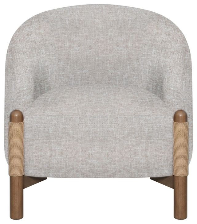 Stormy Butter Cream Upholstered Accent Chair