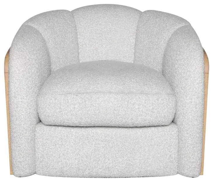 Violet Desert Sand Upholstered Accent Chair