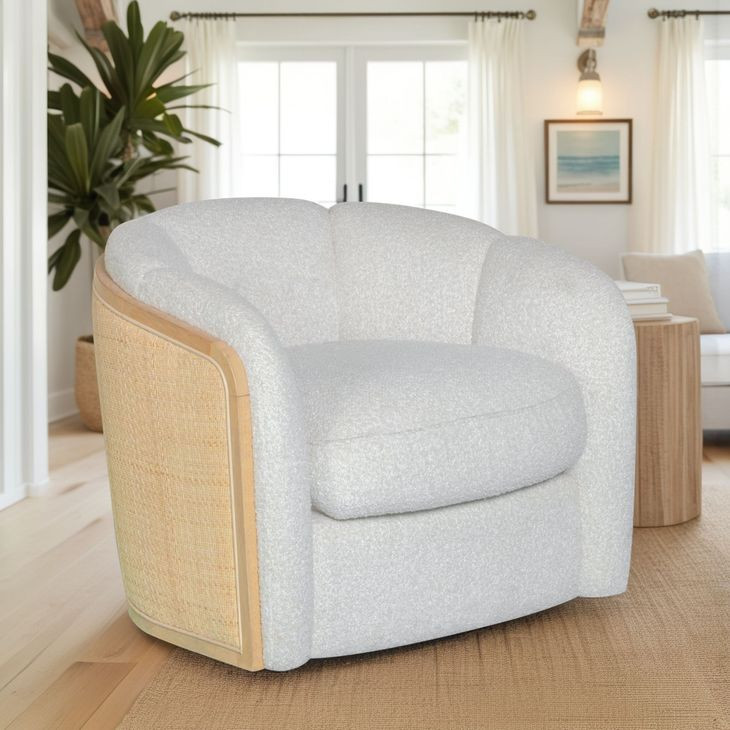 Violet Desert Sand Upholstered Accent Chair