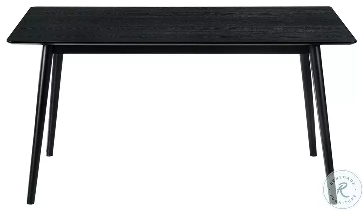 Westmont Black 59" Rectangular Dining Table