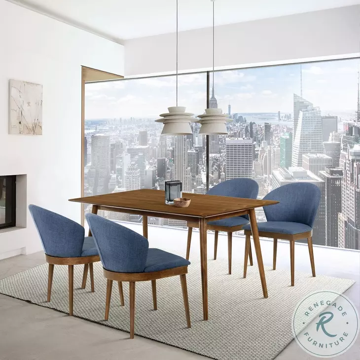 Westmont Walnut 59" Rectangular Dining Table