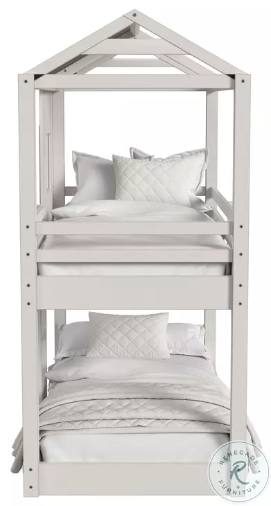 Lodge Cookies and Cream Complete Loft Bunk Bed
