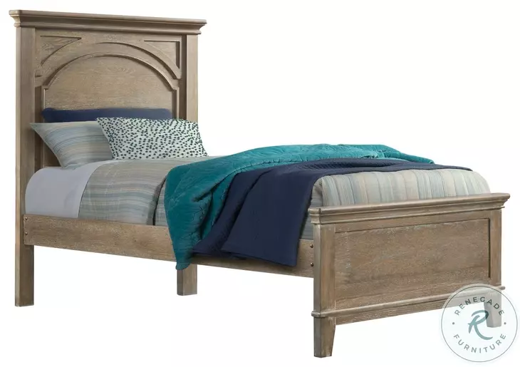 Leland Sandwash Twin Bed with Storage