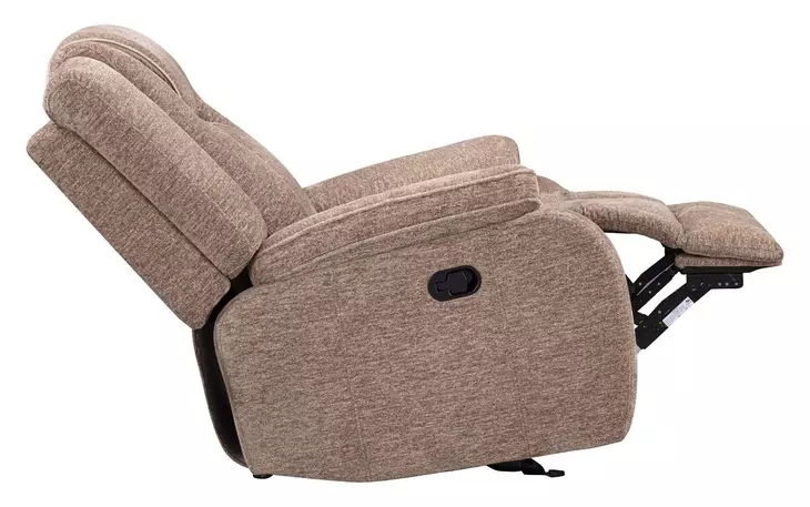 Bruno Plush Tobacco Reclining Living Room Set
