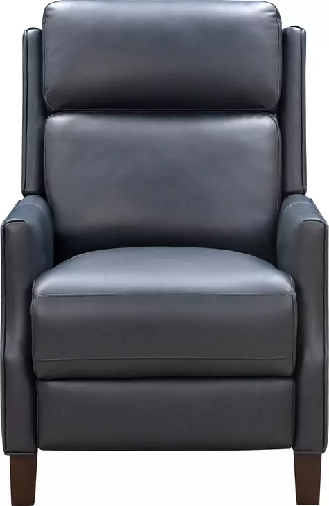 Ledger Santa Fe Ocean Leather Power Recliner with Power Headrest and USB Charging