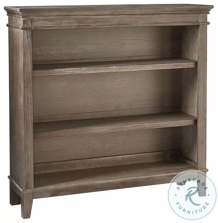 Leland Sandwash Hutch and Bookcase with 3 Shelves