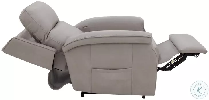 Lena Cappriccio Dove Power Lift Recliner with Power Headrest And