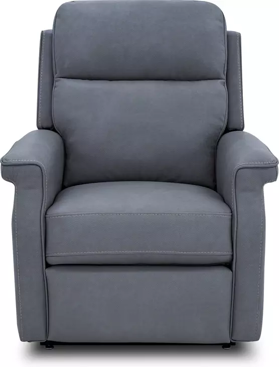 Lena Cappricio Slate Performance Fabric Power Lift Recliner with USB Charging and 2 Zone Heat