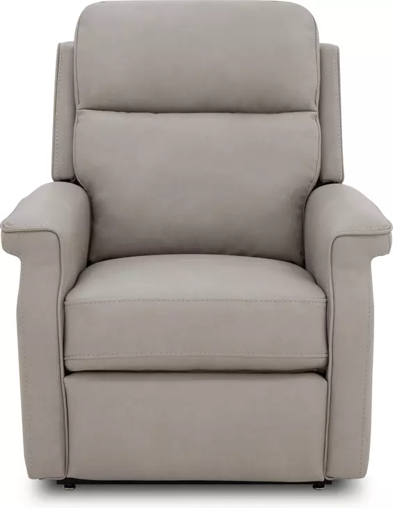 Lena Capriccio Dove Performance Fabric Power Lift Recliner with USB Charging and 2 Zone Heat