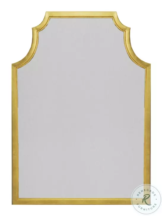 Lenwood Gold Leaf Frame Pagoda Style Mirror