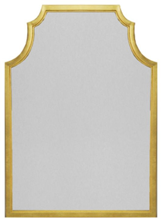 Lenwood Gold Leaf Arched Wall Mirror