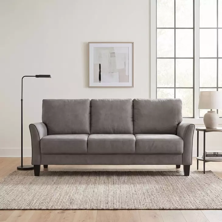 Leslie Chocolate 79" Sofa