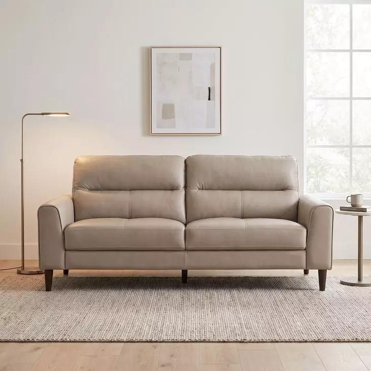 Lewes Latte 76" Sofa