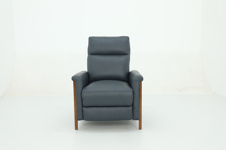 Lewiston Santa Fe Ocean Leather Push Thru The Arms Recliner