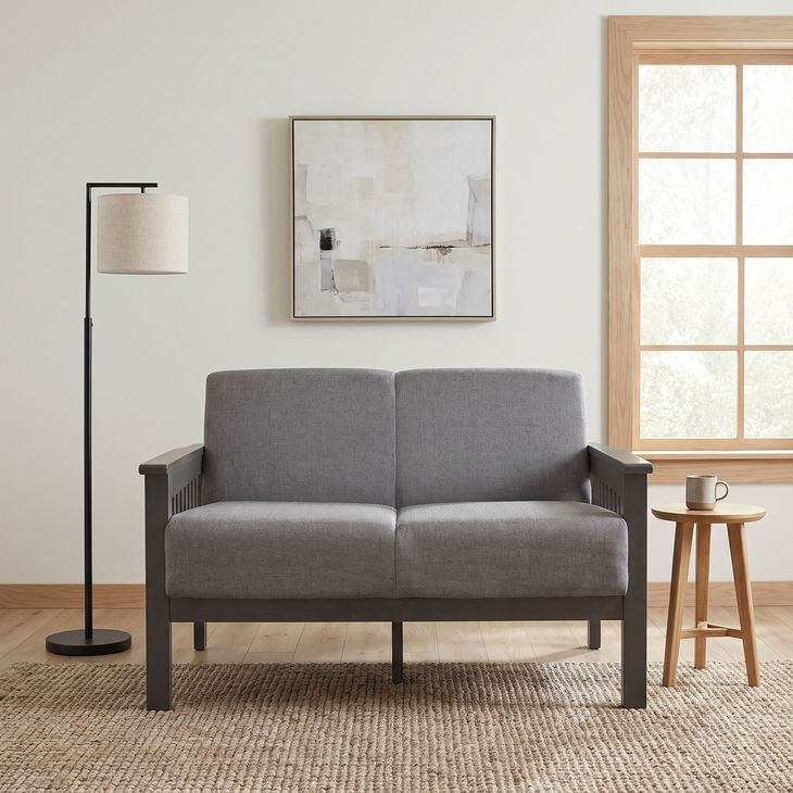 Lewiston Gray Loveseat