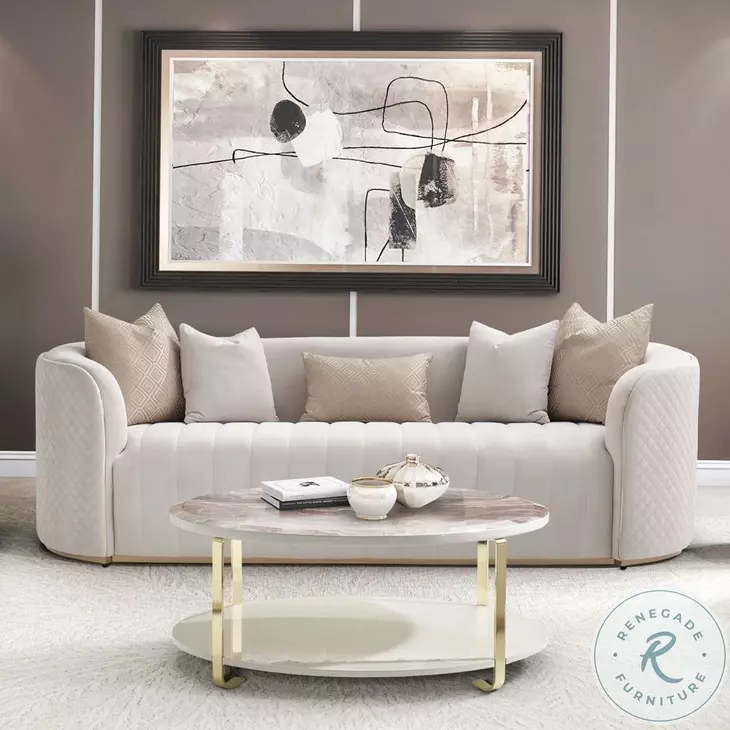 Ariana Beige 97" Sofa
