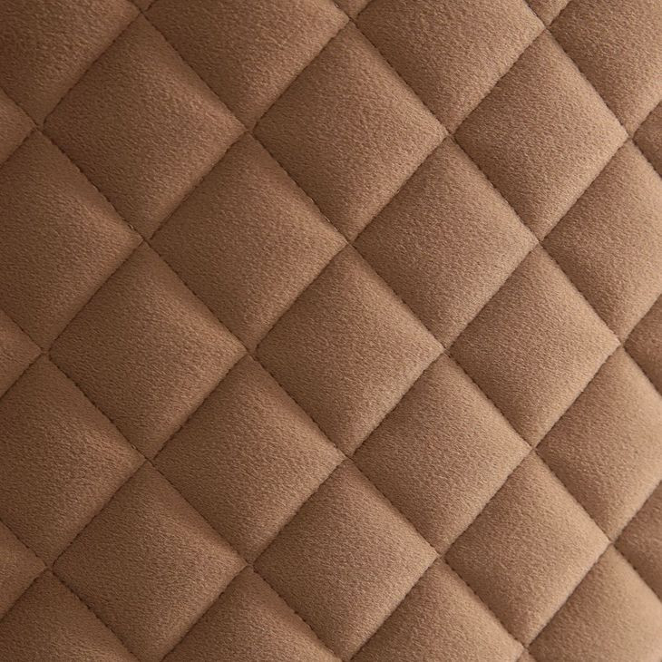 Ariana Caramel and Gold Velvet 97" Sofa