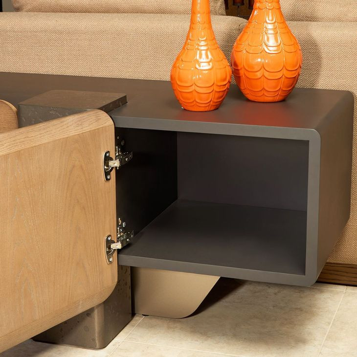 Bristol Point Saddle Brown 95" TV Stand