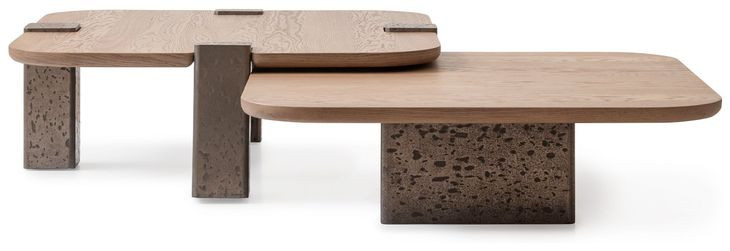Bristol Point Saddle Brown Square Short Cocktail Table
