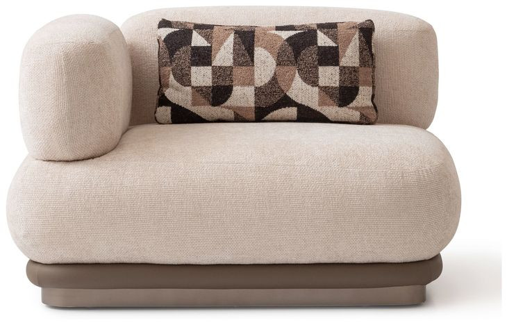 Bristol Point Fawn 5 Piece Modular Sectional with Pillow