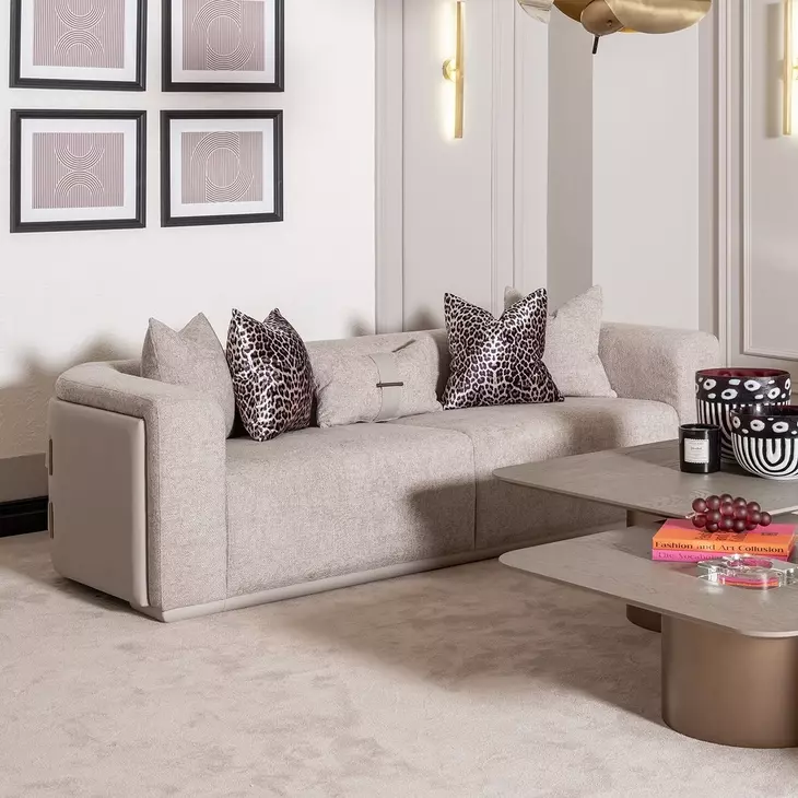 Canberra Mink 101" Sofa