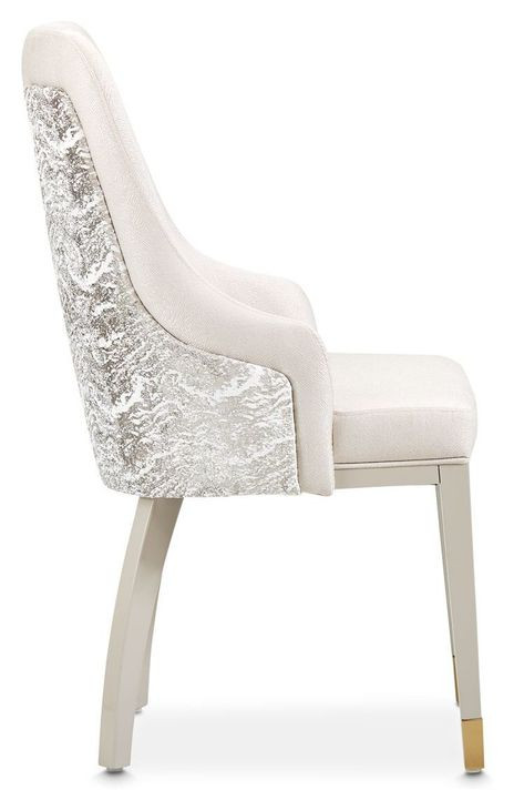 Monaco Elegance Shimmer Ivory Dining Room Set