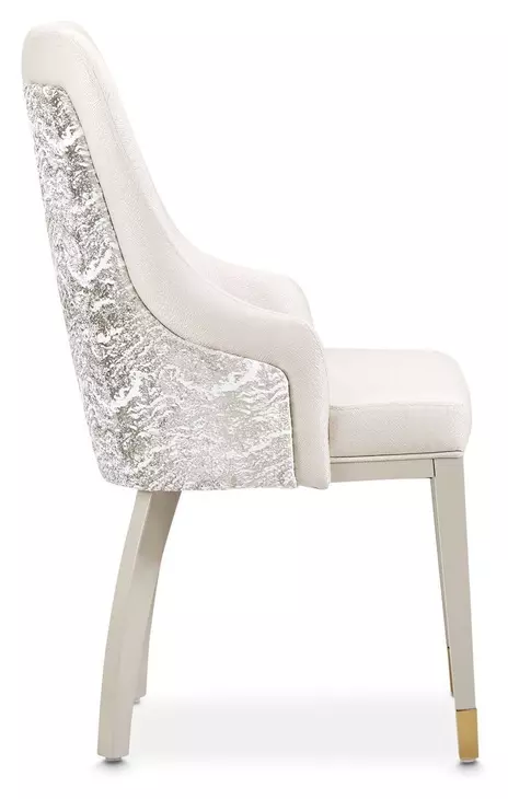 Carmela Shimmer Ivory Dining Room Set