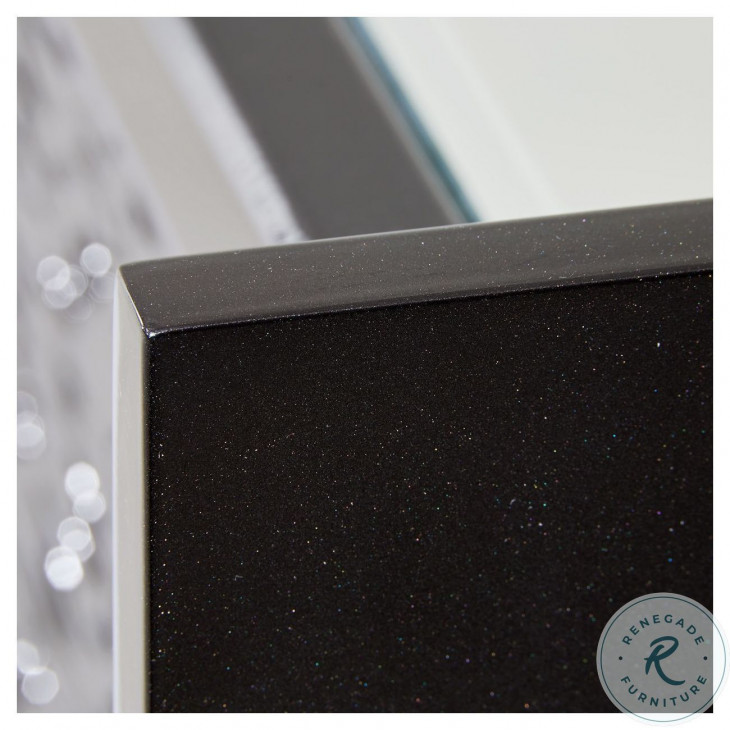 Monaco Elegance Glossy Charcoal Sand Console Table with 1 Drawer