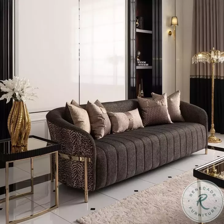 Lisbon Onyx 98" Sofa