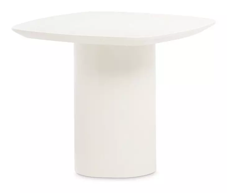 Le Montreaux Cloud White Square End Table