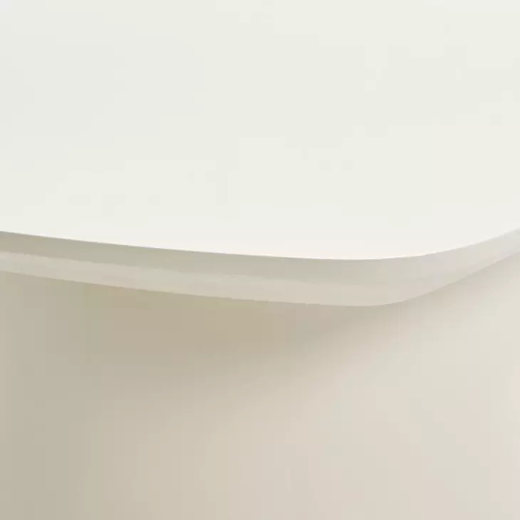 Le Montreaux Cloud White Square Accent Table