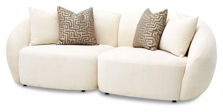 Le Montreaux Cloud White 6 Piece 126" Modular Sectional