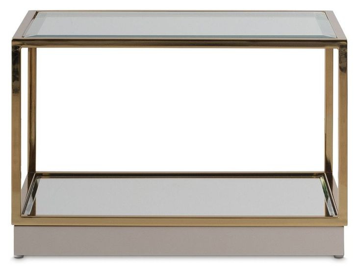 Summerlin Bright Gold Tall Cocktail Table Set of 2