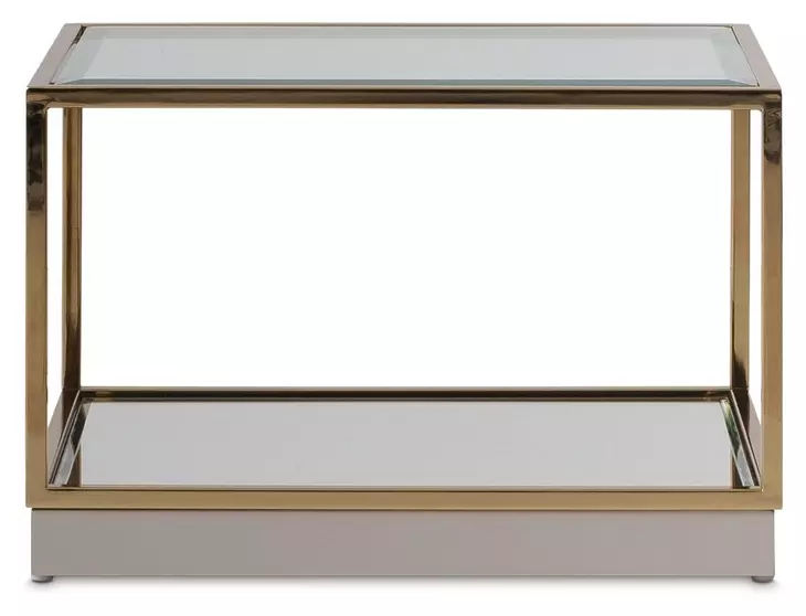 Savannah Breeze Bright Gold Tall Cocktail Table Set of 2