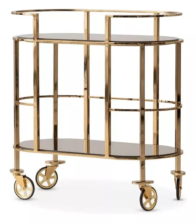 Savannah Breeze Gold Bar Cart