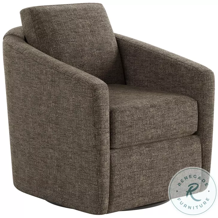 Daisey Brady Chocolate Swivel Glider