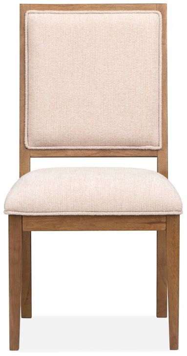Valmont Beige Upholstered Side Chair Set of 2