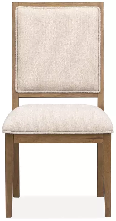 Valmont Beige Upholstered Side Chair Set of 2