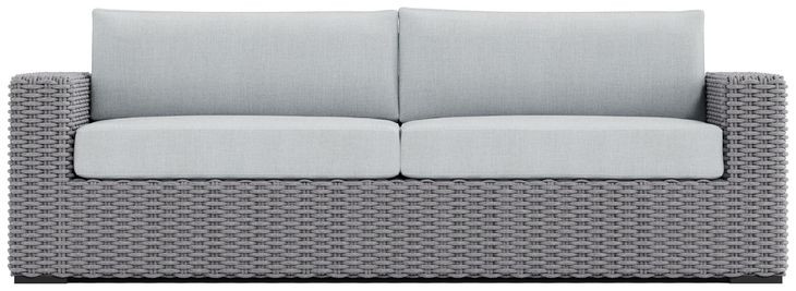Capri Gray Outdoor 93" Sofa