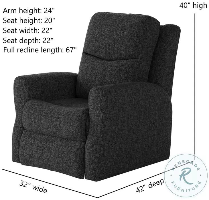 Fame Journey Granite Swivel Rocker Recliner
